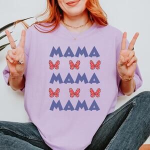 Mickey Minnie Mom Shirt Cute Disney Mama Tee